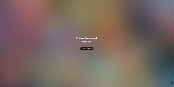 Kamos Framework Analysis