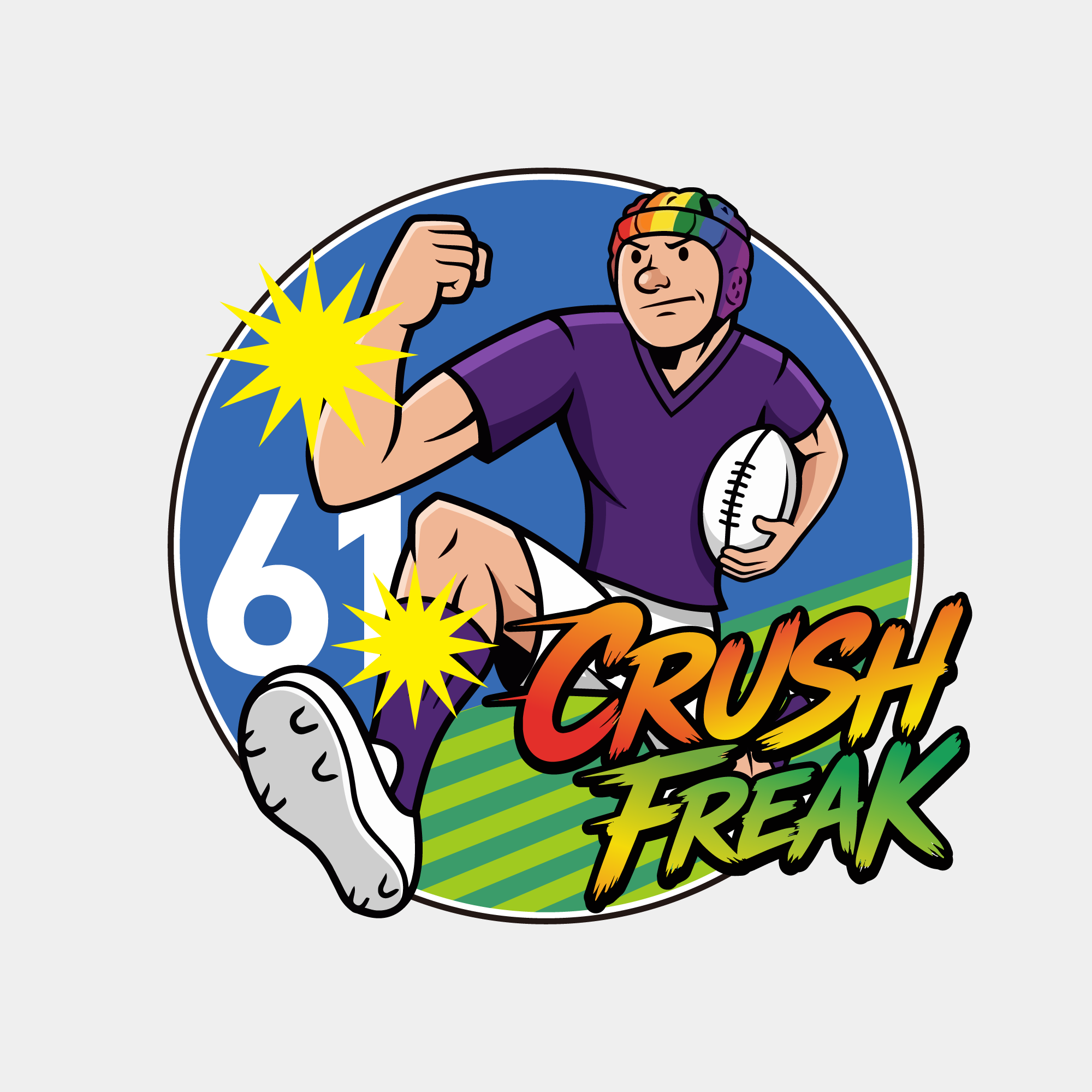 Rugby Embroidered Patch